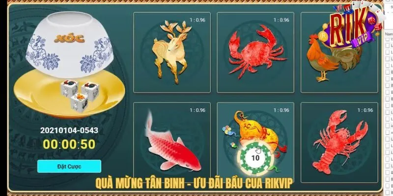 Quà mừng tân binh là ưu đãi bầu cua Rikvip uu-dai-bau-cua-rikvip-cho-newbie