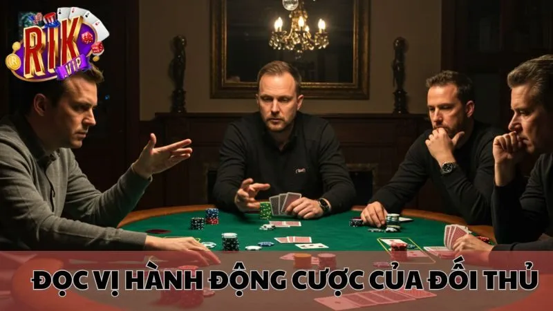 Cách Đọc Vị Hành Động Cược Đối Thủ Poker Rikvip